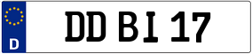 Truck License Plate